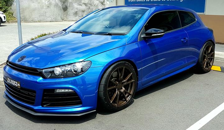 Flow Designs VW SCIROCCO PFL FRONT SPLITTER (1 PIECE) - V-Tech Australia | VW & Audi Performance Parts