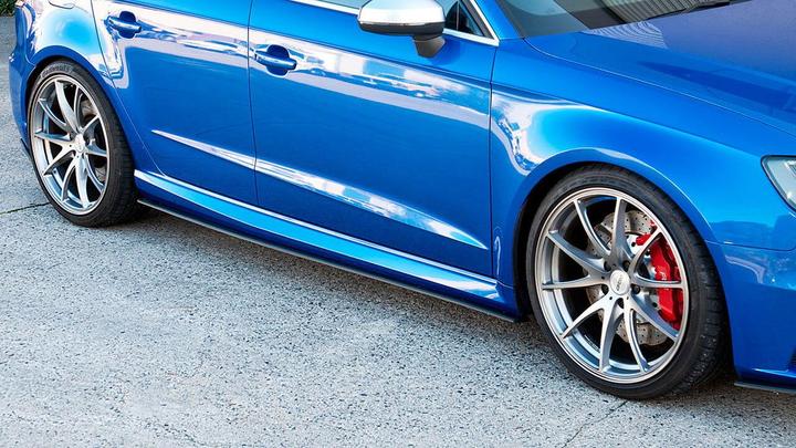 Flow Designs AUDI RS3 8V PFL SPORTBACK FULL SPLITTER SET - OPTION 1 - V-Tech Australia | VW & Audi Performance Parts