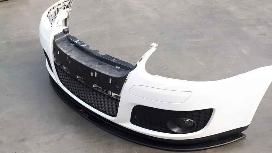 Flow Designs VW MK5 Golf GTI Front Splitter + Aero Spacers - V-Tech Australia | VW & Audi Performance Parts