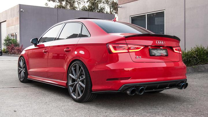 Flow Designs AUDI S3 8V PFL SEDAN REAR VALANCE KIT - V-Tech Australia | VW & Audi Performance Parts