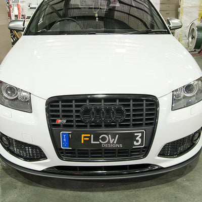 Flow Designs AUDI S3 8P PFL HATCH FRONT SPLITTER - V-Tech Australia | VW & Audi Performance Parts