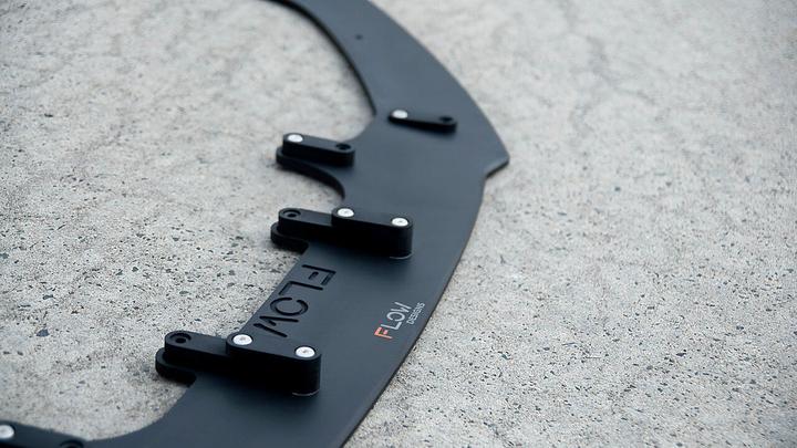 Flow Designs AUDI RS3 8V PFL HATCH FRONT SPLITTER V2 - V-Tech Australia | VW & Audi Performance Parts