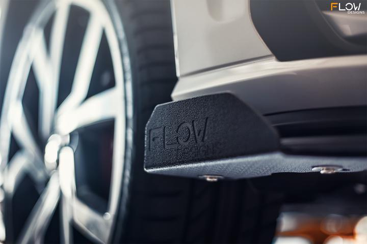Flow Designs VW MK7.5 GOLF GTI FRONT WINGLETS (PAIR) - V-Tech Australia | VW & Audi Performance Parts