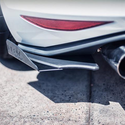 Flow Designs VW MK7 GOLF GTI REAR SPAT WINGLETS (PAIR) - V-Tech Australia | VW & Audi Performance Parts