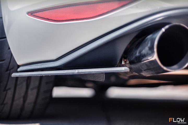 Flow Designs VW MK7 GOLF GTI REAR SPATS (PAIR) - V-Tech Australia | VW & Audi Performance Parts