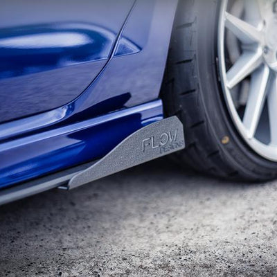 Flow Designs VW MK7 GOLF R SIDE SPLITTER WINGLETS (PAIR) - V-Tech Australia | VW & Audi Performance Parts