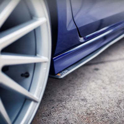 Flow Designs VW MK7 GOLF R SIDE SPLITTERS V3 (PAIR) - V-Tech Australia | VW & Audi Performance Parts