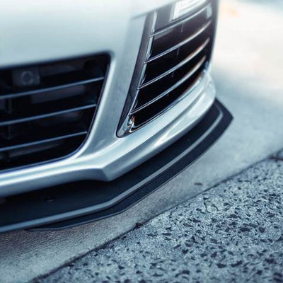 Flow Designs VW MK6 GOLF R FRONT EXTENSIONS (PAIR) - V-Tech Australia | VW & Audi Performance Parts