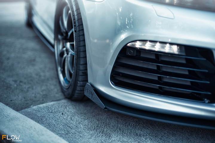Flow Designs VW MK6 GOLF R FRONT WINGLETS (PAIR) - V-Tech Australia | VW & Audi Performance Parts