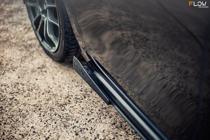 Flow Designs VW MK6 GOLF GTI ADJUSTABLE SIDE WINGLETS (PAIR) - V-Tech Australia | VW & Audi Performance Parts