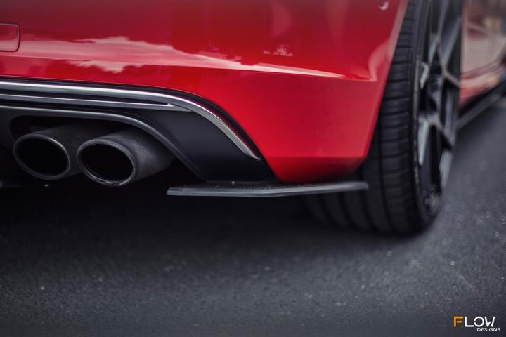 Flow Designs AUDI S3 8V PFL SPORTBACK REAR SPATS (PAIR) - V-Tech Australia | VW & Audi Performance Parts