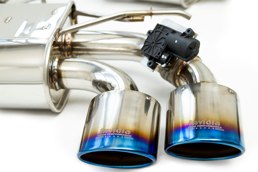 Invidia Catback Exhaust suit Golf R Mk7 suit Factroy Valves, Oval Ti Rolled Tips