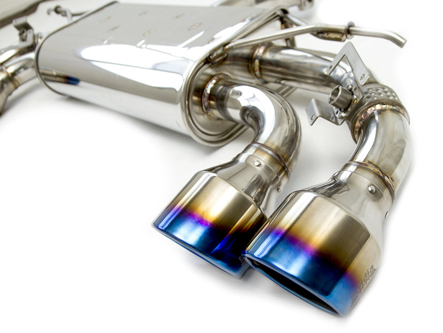 Invidia Catback Exhaust suit Golf Mk7.5 suit Factroy Valves, Round Ti Rolled Tips