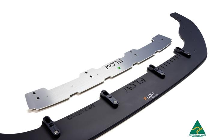Flow Designs - MK7 Golf GTI Front Lip Splitter & Bumper Reinforcement Bracket