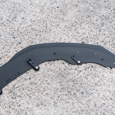 Flow Designs VW MK7.5 GOLF R FRONT SPLITTER EXTENSIONS (PAIR) - V-Tech Australia | VW & Audi Performance Parts