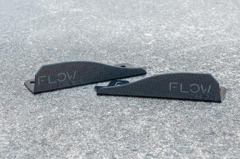 Flow Designs VW MK7 GOLF R SIDE SPLITTER WINGLETS (PAIR) - V-Tech Australia | VW & Audi Performance Parts