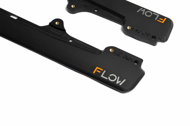 Flow Designs VW MK6 GOLF GTI SIDE SPLITTERS V3 (PAIR) - V-Tech Australia | VW & Audi Performance Parts
