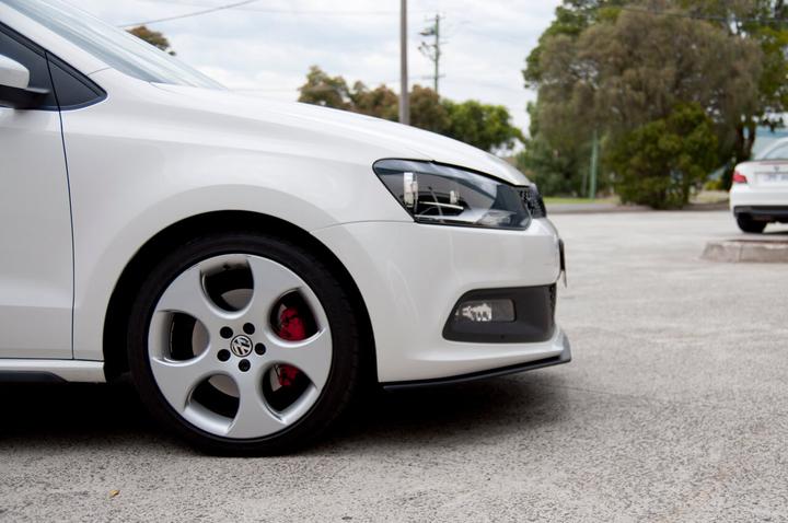 Flow Designs VW 6R POLO GTI FRONT SPLITTER - V-Tech Australia | VW & Audi Performance Parts