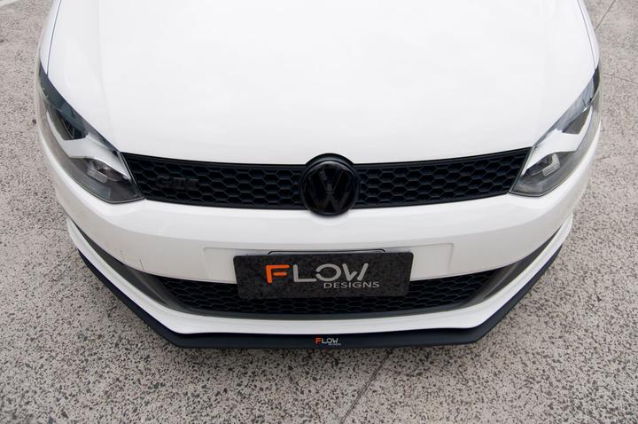 Flow Designs VW 6R POLO GTI FRONT SPLITTER - V-Tech Australia | VW & Audi Performance Parts