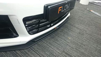 Flow Designs VW SCIROCCO PFL FRONT SPLITTER (2 PIECE) - V-Tech Australia | VW & Audi Performance Parts