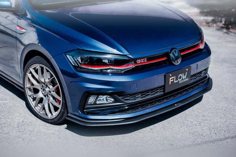 Flow Designs - Volkswagen AW Polo GTI Front Lip Splitter