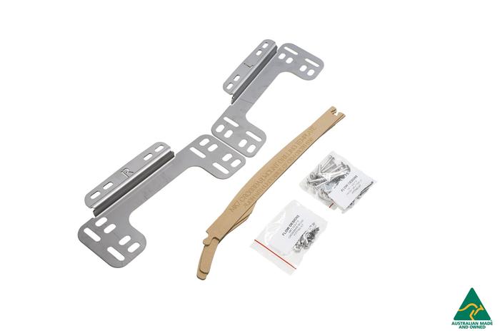 Flow Designs - VW MK7 Golf R Front Lip Splitter V3 & Front Crossbar Mounts