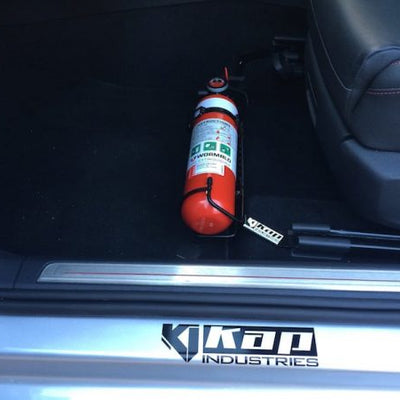 Kap Industries Fire Extinguisher Bracket Volkswagen Scirocco R - V-Tech Australia | VW & Audi Performance Parts