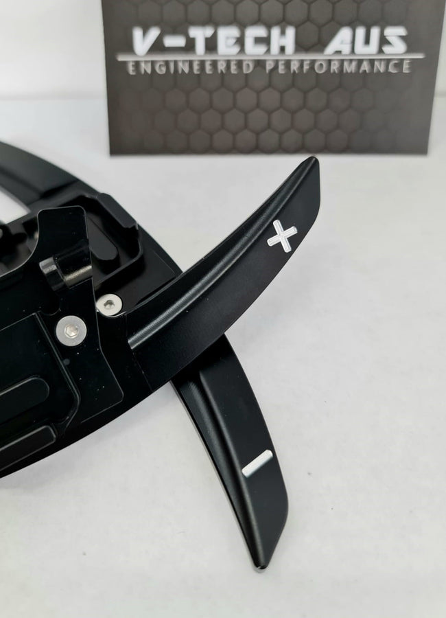 VTech Steering Wheel Paddle Shifter Extension For VW Golf 7/7.5 - Black