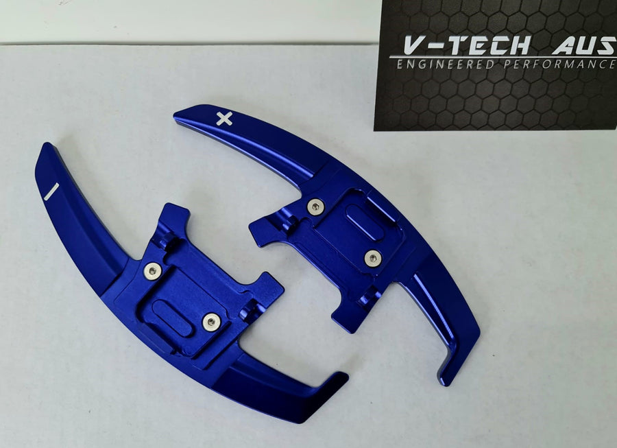VTech Steering Wheel Paddle Shifter Extension For VW Golf 7/7.5 - Blue