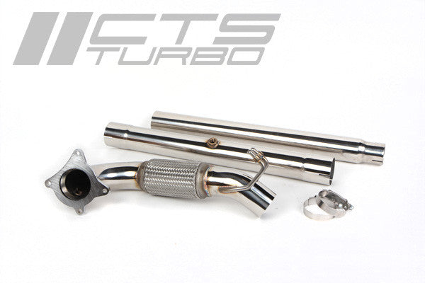 CTS Turbos MK5/MK6 GTI Downpipe including catalytic converter - V-Tech Australia | VW & Audi Performance Parts