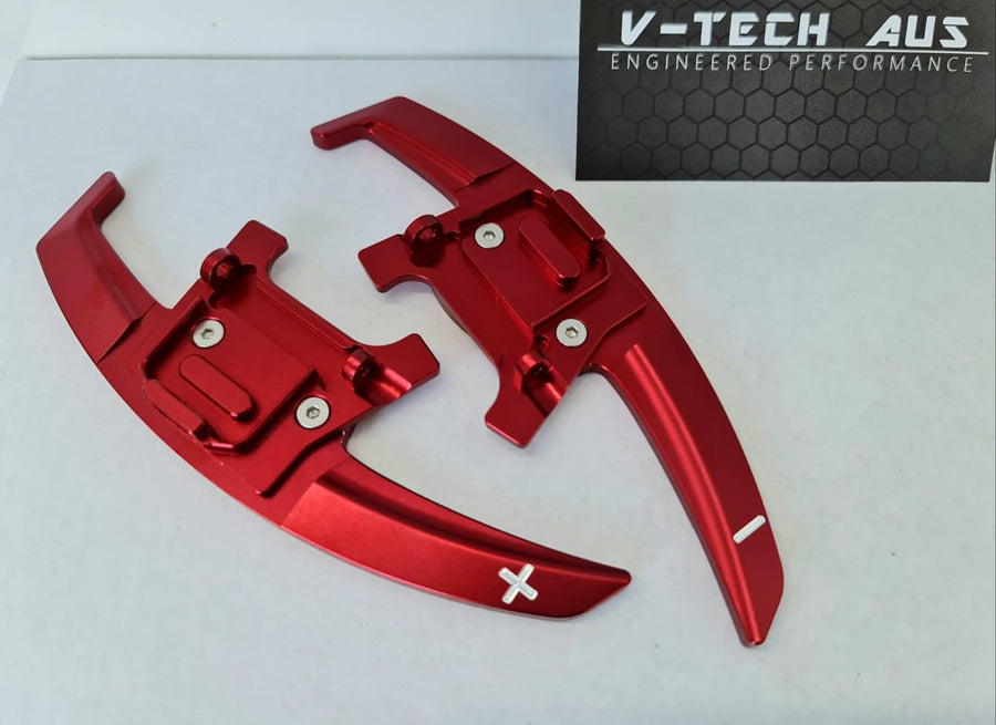 VTech Steering Wheel Paddle Shifter Extension For VW Golf 7/7.5 - Red