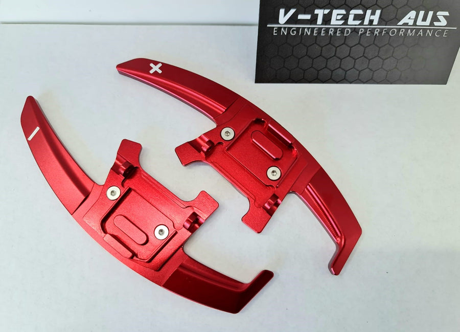 VTech Steering Wheel Paddle Shifter Extension For VW Golf 7/7.5 - Red